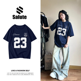 áo phông nữ form rộng  Xanh tím than girl phố style âu mỹ bigsize salute mùa hè  áo thun local brand