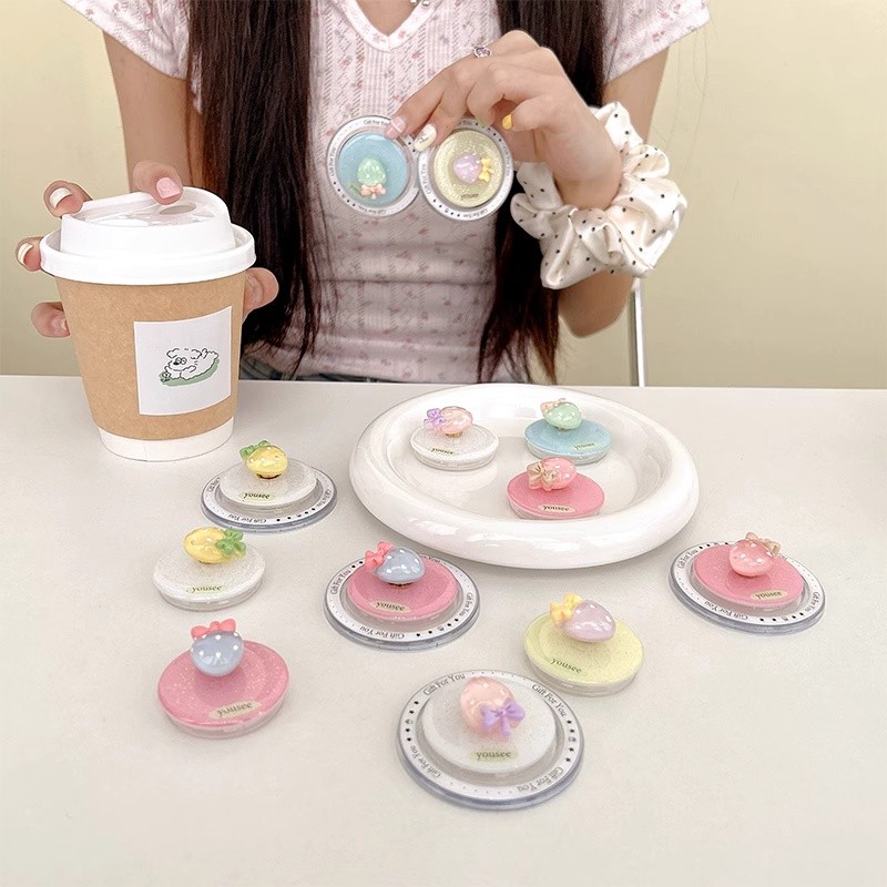 Ins Phim Hoạt Hình Socket Magsafe Giá Đỡ Điện Thoại Từ Tính Cho IPhone 16 Pro Max Có Thể Gập Lại Rin