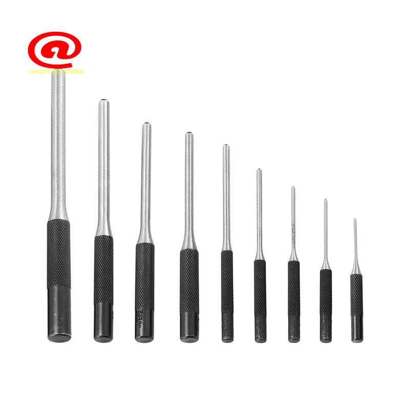 9 Món Set-Up Punch Round Punch Pieces Roll Pin Punch Set Tool Bolt Catch Roll Pin Punch Tool Kit