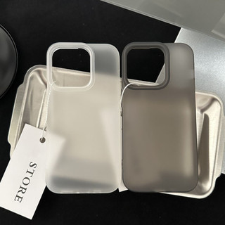  Ốp Điện Thoại Mờ Trong Suốt Mờ Đơn Giản Cho iPhone 17 16 15 14 13 12 11 Pro Max Plus XR X XS Max 7 8 Plus Mini Mờ Chống Vân Tay Ốp Lưng TPU Mềm 