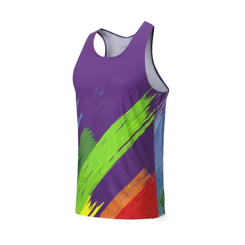Seamless Adhesive Ultra-Light Running Vest Men's Summer Zero Resistance Marathon Track and Field Exe