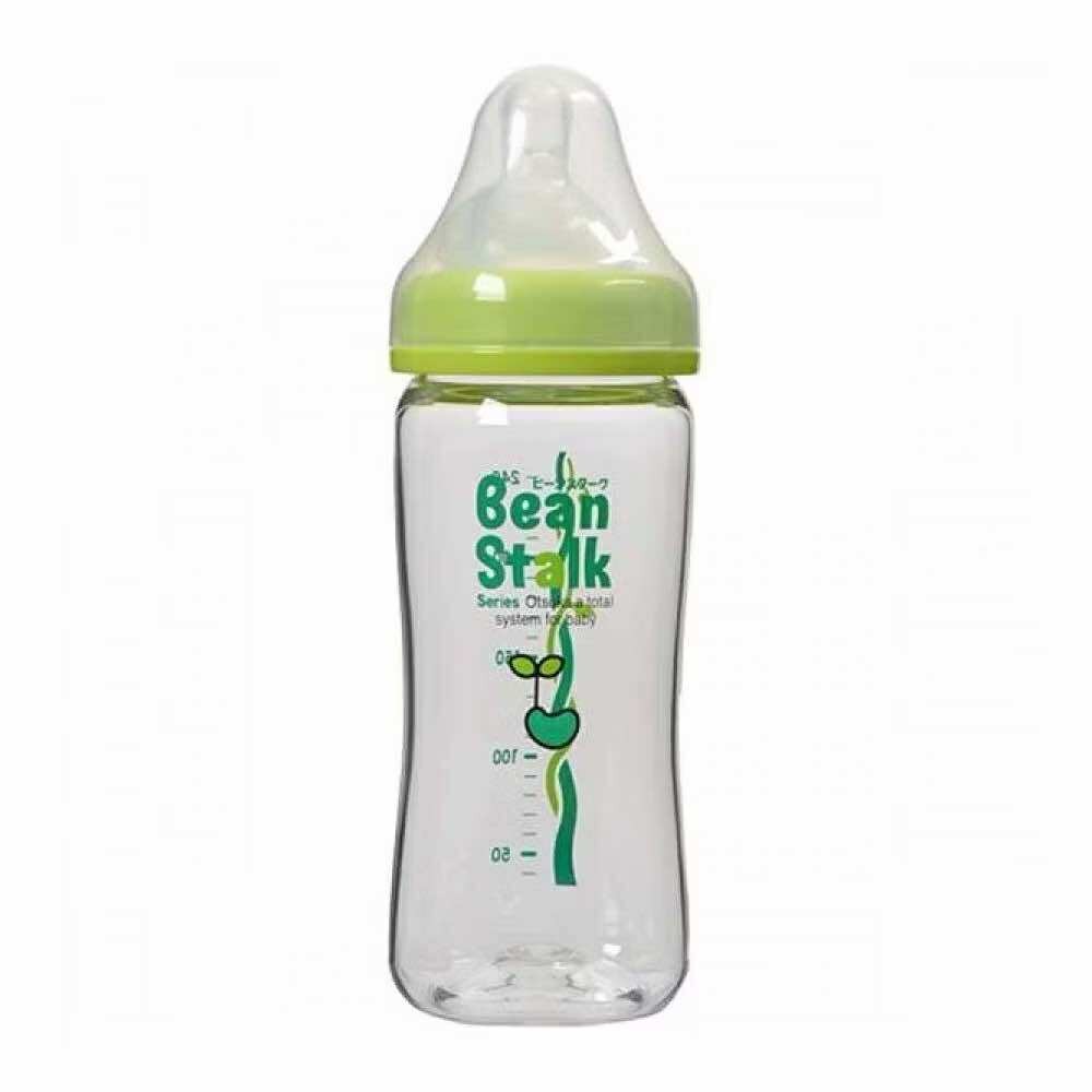 [HCM] BÌNH SỮA NHỰA CỔ RỘNG BEANSTALK 240ML- HÀNG NHẬT NỘI ĐỊA
