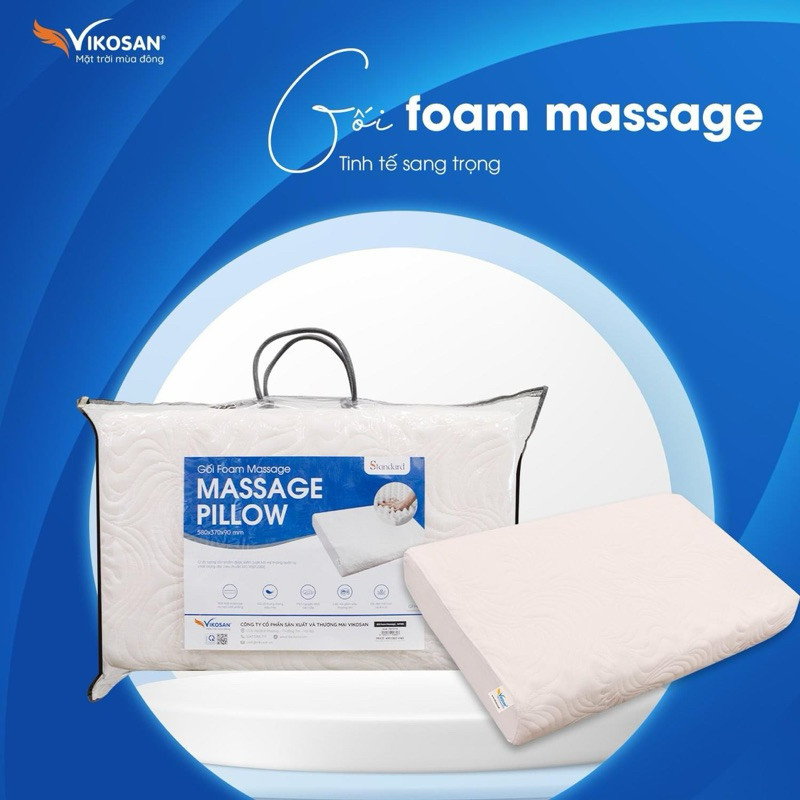 Gối foam massage Vikosan [CHÍNH HÃNG]