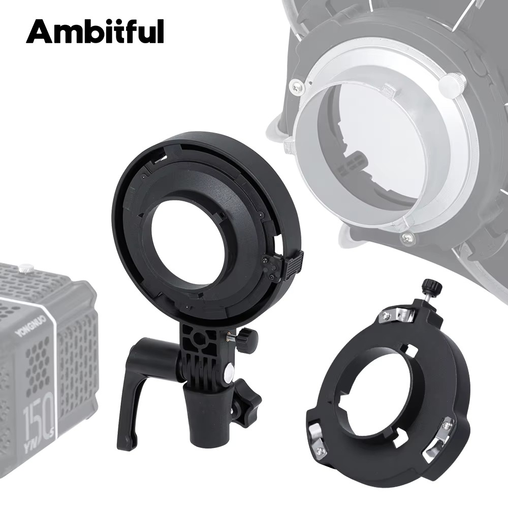 Ambitful MB01 MB02 Mini Sang Bowen Mount Adapter Cài Đặt Nhanh Cho YONGNUO IFOOTAGE NANLITE 60 130 S