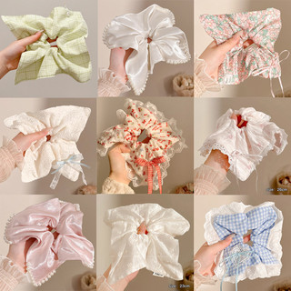  Khăn Vuông Ruột Lớn Dây Buộc Tóc Cho Nữ Cao Cấp Scrunchies Phụ Kiện Tóc 