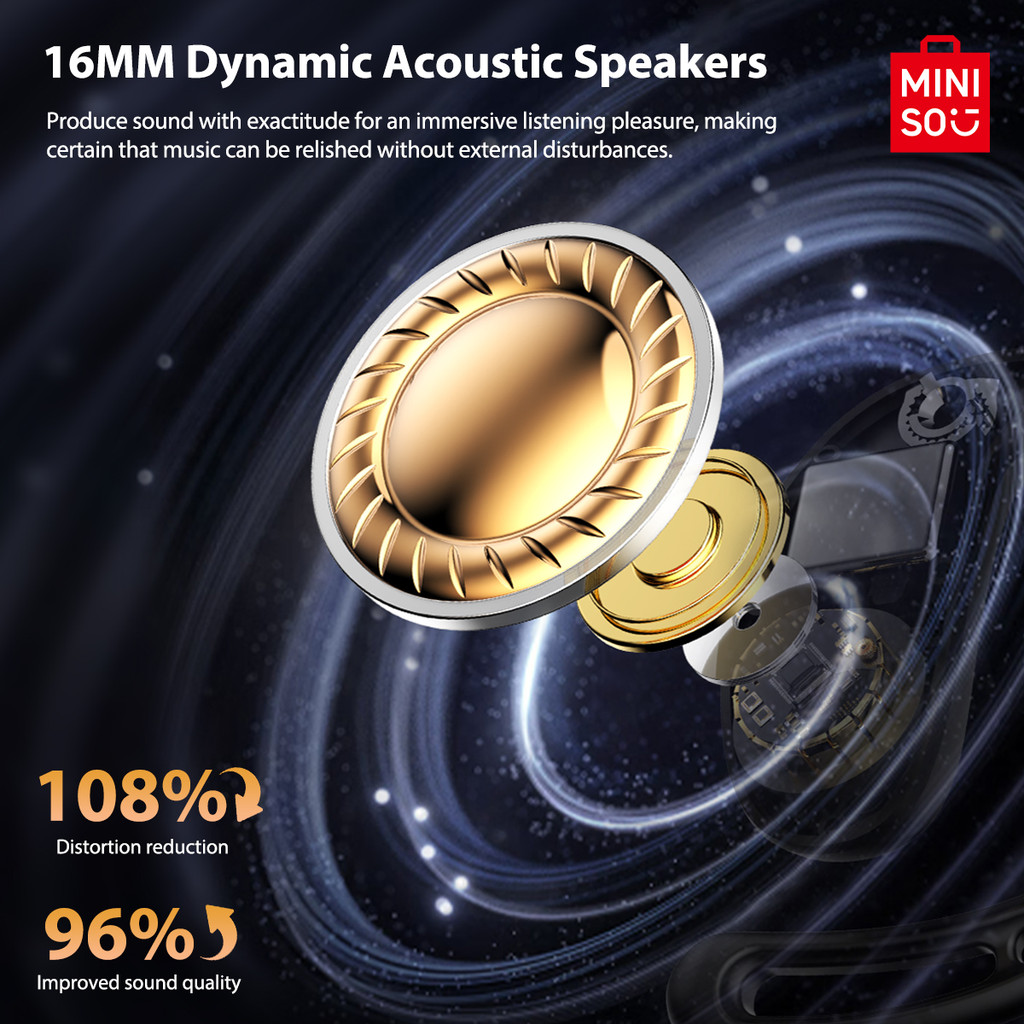 MINISO MS202 AI Tai nghe dịch thuật V6.0 Tai nghe Bluetooth 360° ACS HIFI Chất lượng âm thanh Tai nghe không dây Chống nước IPX5 Tai nghe thể thao | BigBuy360 - bigbuy360.vn