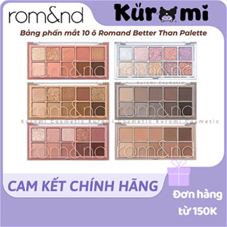 [Romand Hàn] Bảng Phấn Mắt 10 Ô Romand Siêu Lấp Lánh Romand Better Than Eye Palette Kuromi Cosmetics