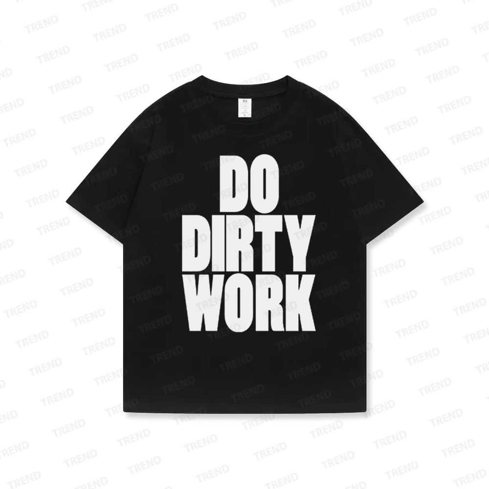 KPOP AESPA DIRTY WORKNINGING Cùng Áo thun Cotton cỡ lớn Unisex "DO DIRTY WORK" In hình tay ngắn cổ điển thời trang Hàn Quốc Tee | BigBuy360 - bigbuy360.vn
