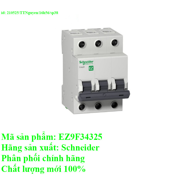 Cầu dao tự động 3P 25A-EZ9F34325