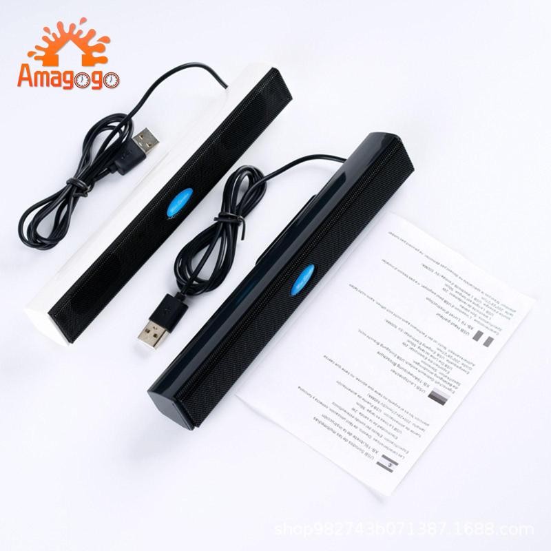 【Khuyến Mãi Lớn】Loa Máy Tính USB Loa Siêu Trầm Bass Soundbar Cho PC Để Bàn Máy Tính Loa Thanh