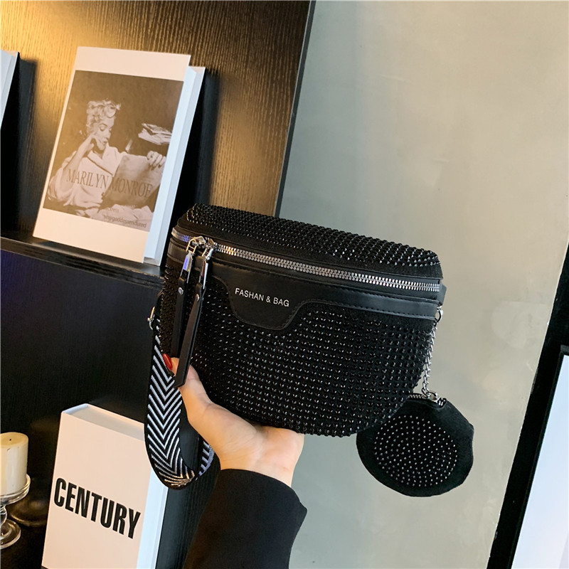 Túi thắt lưng đơn giản thông thường dành cho nữ Túi xách nữ thời trang hợp thời trang Túi đeo ngực đi lại độc đáo