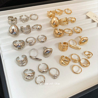 DREZEW Vòng mở hình đậu nhiều lớp hình bầu dục đơn giản, thời trang và đa năng. Đó là phụ kiện đi lại thích hợp, cao cấp và thanh lịch