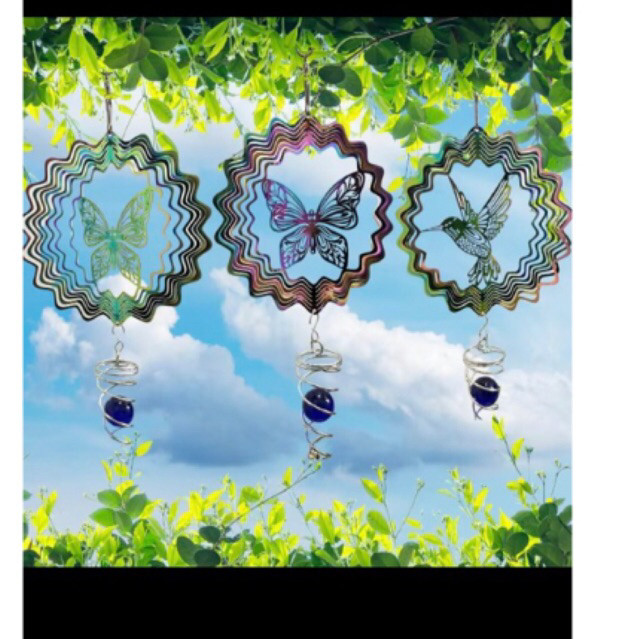 Khánh gió mandala, chuông gió madala không âm thanh, cầu bình an may mắn, trang trí(khánh gió trường