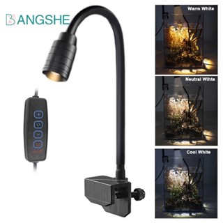 Đèn bể cá kẹp Mini BANGSHE, Đèn kẹp bể cá 3W 3 chế độ màu, Tiết kiệm năng lượng siêu mỏng USB Xoay 360 độ có thể điều chỉnh tiêu điểm trang trí nhà cửa