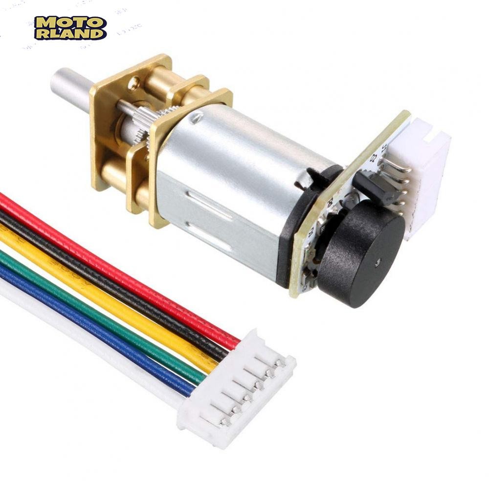 【MOTO】Encoder Driven DC Motor 6V Metal Gear High Torque Solution for Robotics
