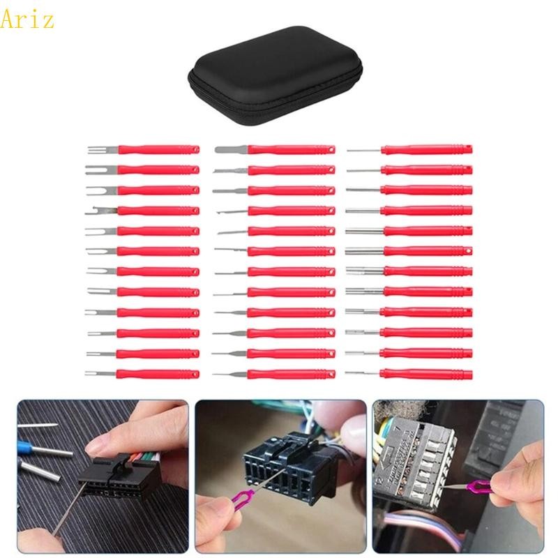 Arizo Terminal Removal Tool Set Definning Tool Set Terminal Ejector Kit để phát hành dây ô tô từ đầu