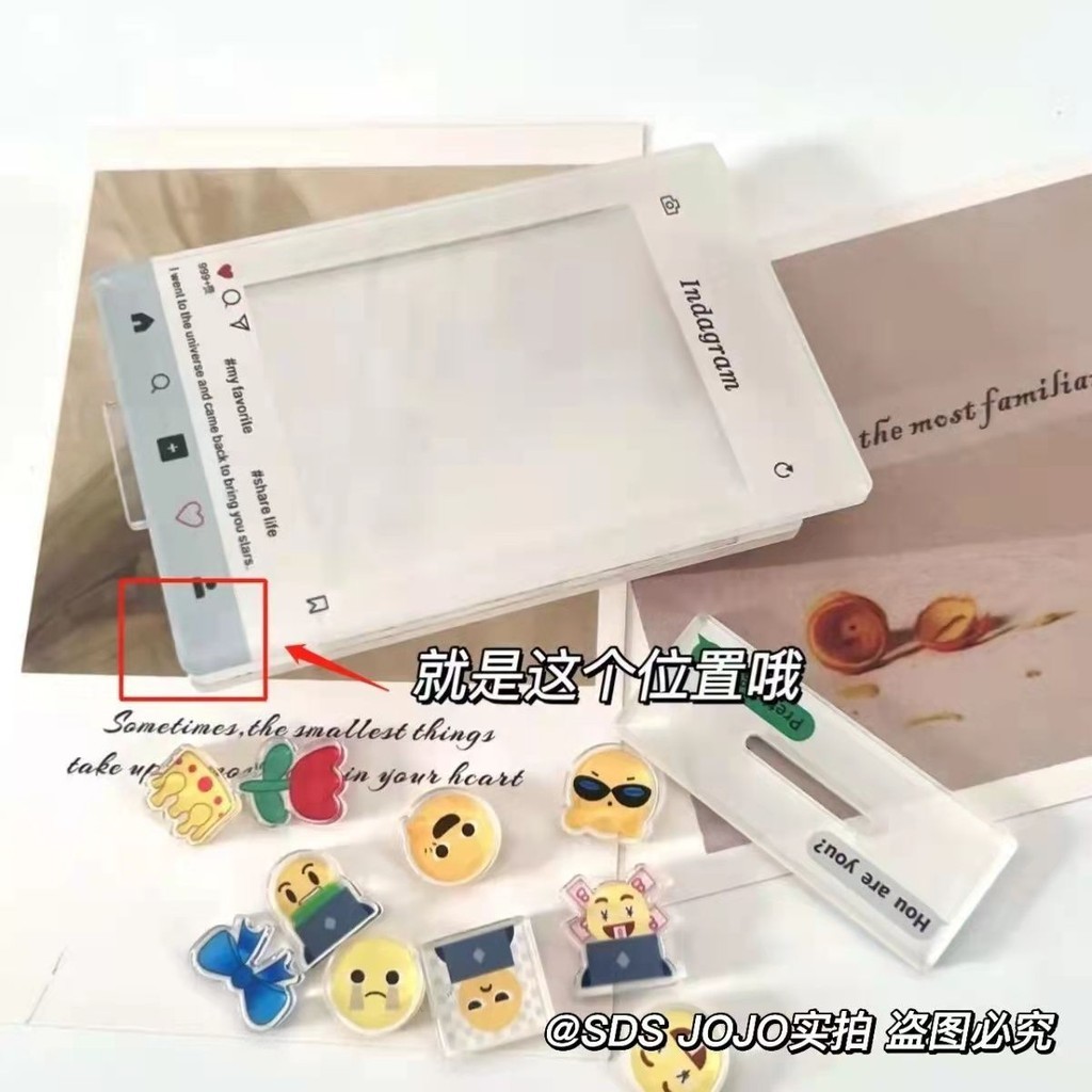Đang giảm giá Sáng Tạo Polaroid Ảnh Acrylic Khung Ảnh Polaroid 10cm Ảnh Thần Tượng Thẻ Ảnh Hiển Thị 