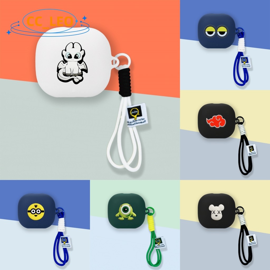 For Anker Soundcore Liberty 5 ANC Case Cartoon Night Fury Cute Lanyard Soundcore Liberty 5 Silicone 