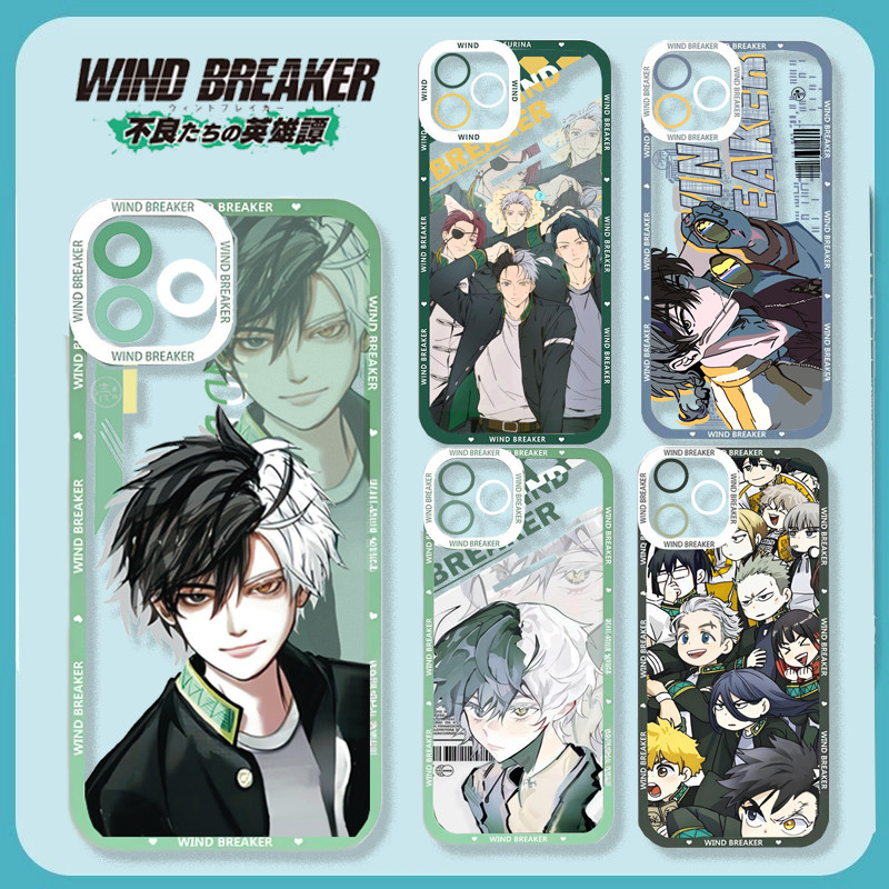 Ốp Điện Thoại Cho iPhone 16 + Pro MAX 16E SE4 6 6S 7 8 Plus X XS MAX XR Bao Anime Wind Breaker Hoạt 
