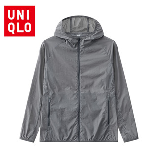 Áo khoác ngoài trời nhẹ và di động Uniqlo dành cho áo khoác thoáng khí mùa hè cho nam