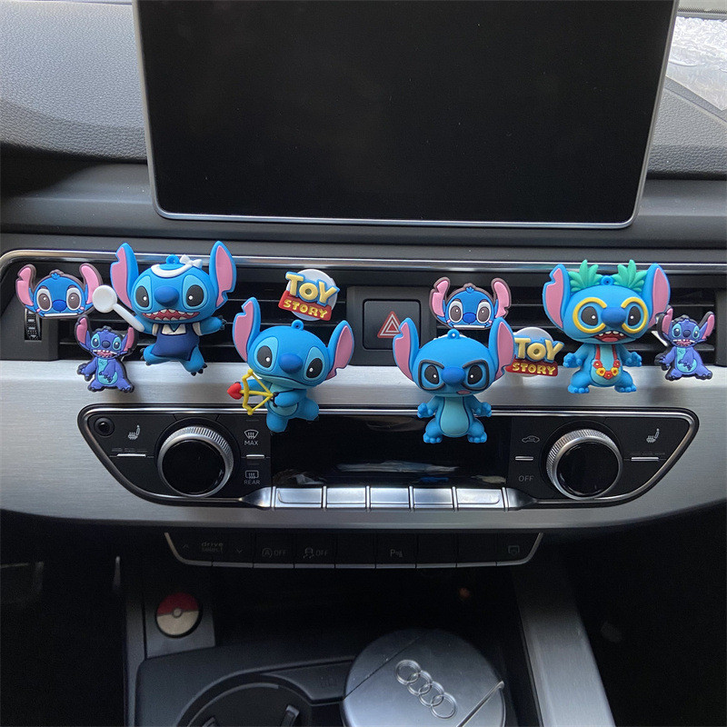 Cartoon Stitch Stitch Car Perfume Car Interior Decoration Gifts for Boys Auto Perfume Air Outlet Aro