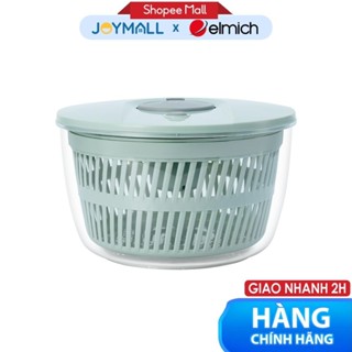 Rổ Quay Rau Elmich EL0775 6L, Hàng Chính Hãng, Nhựa PP Cao Cấp, Thiết Kế Thông Minh,Tiện Lợi-JoyMall