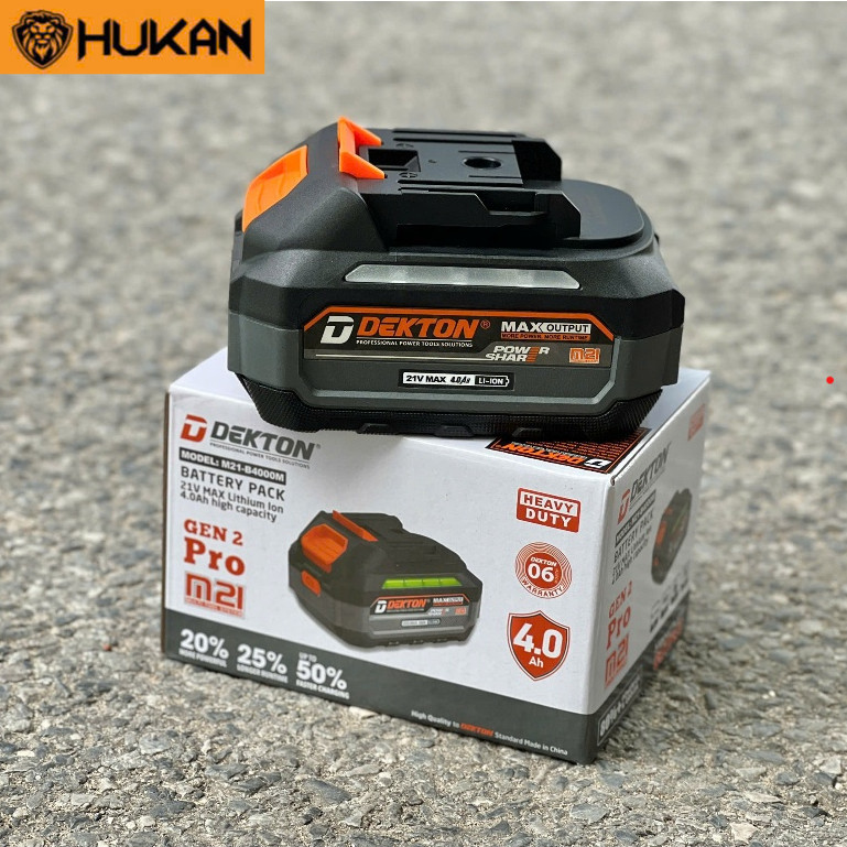 Pin 21v M21 Dekton, chân pin phổ thông Makita, M21-B4015PRO , M21-B4000M, HU.KAN c hãng