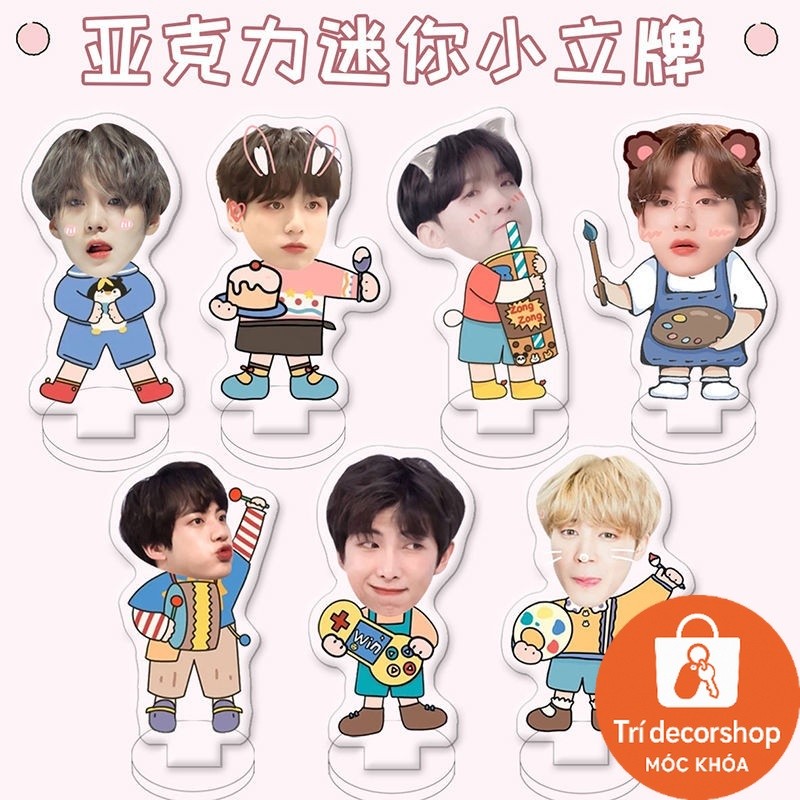 STANDEE Acrylic Mini Hình Thành Viên JIN SUGA J-HOPE JIMIN V