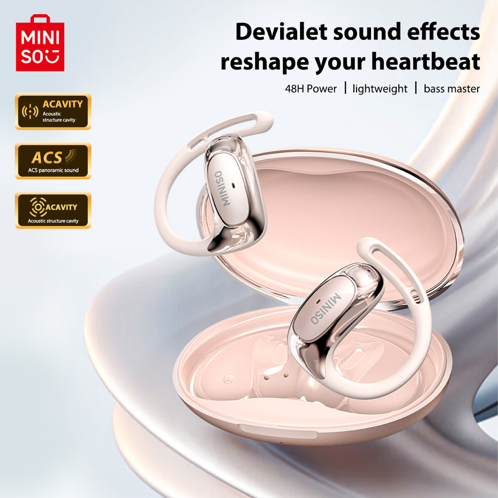 MINISO MS202 AI Tai nghe dịch thuật V6.0 Tai nghe Bluetooth 360° ACS HIFI Chất lượng âm thanh Tai nghe không dây Chống nước IPX5 Tai nghe thể thao | BigBuy360 - bigbuy360.vn