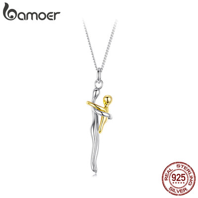 Vòng cổ bạc Bamoer 925 dành cho mẹ và bé - Quà tặng nữ