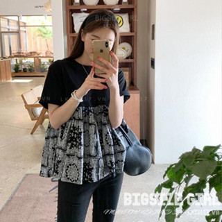 Áo sơ mi nữ tay ngắn Bigsize Áo sơ mi babydoll kiểu form rộng cổ tròn mùa hè  Phong cách Hàn Quốc Thời Trang đẹp