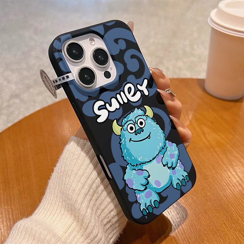 ốp lưng iPhone 11 12 13 14 15 16 Pro Max Creative cute blue monster Tương thích với iPhone 11 13 14 