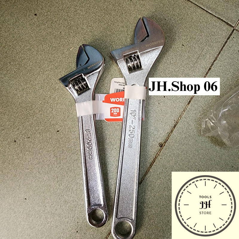 mỏ lết workpro cán thép crv đủ size