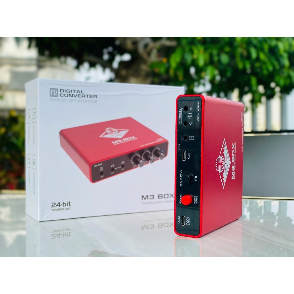 Box sac livestream M3  vừa sạc vừa live 2 chiều đàm thoại cắm tai nghe dùng chân cắm Type-C và IPH â