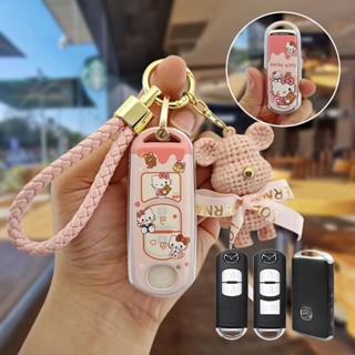 ốp chìa khoá Mazda cx3 cx5 2021 2022 cx4 cx5 cx30 cx8 Mazda2 2020 Mazda 6 3 2016 TPU vỏ chìa khoá ô tô bọc chìa khoá smartkey