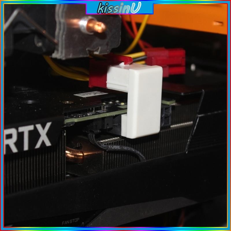 Kiss ATX 8PIN Nữ Sang 8PIN Nam 180 Độ Góc Bộ Chuyển Đổi Nguồn U Turn Connector