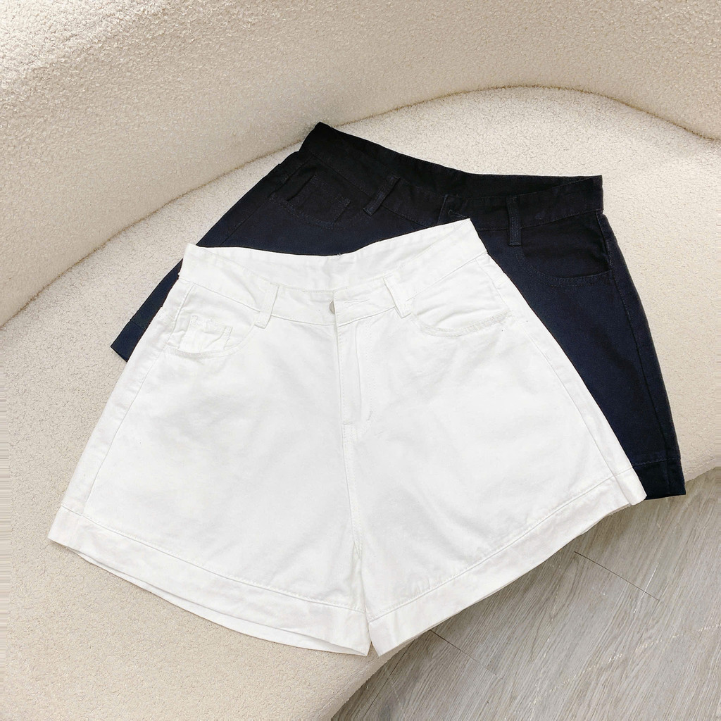Quần Đùi Bigsize Nữ Dáng Ngố Lật Lai Năng Động Vải Jean/Denim/Kaki Cho Chubby Q559 | BigBuy360 - bigbuy360.vn