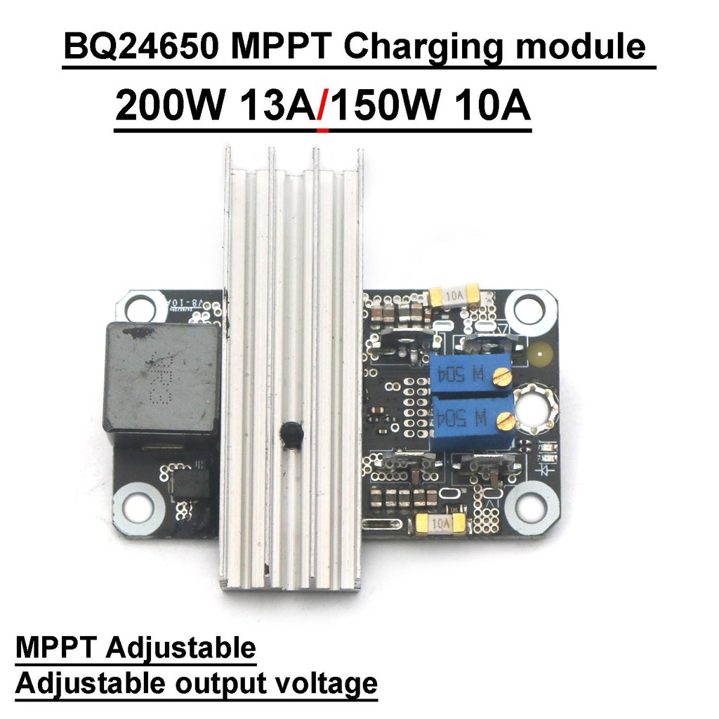 13A 10A BQ24650 MPPT Bảng sạc năng lượng mặt trời Bộ điều khiển bảng sạc USP 12V 24V Axit chì LiIon 