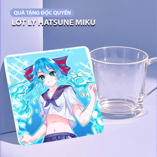Lót Ly Hatsune Miku Water - Quà Tặng Độc Quyền Yuki
