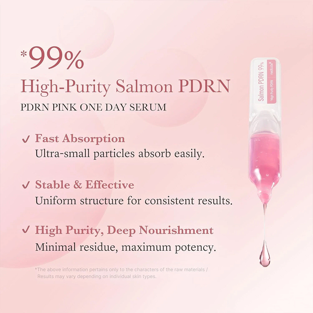 medicube Salmon DNA PDRN Pink One Day Serum | 99% Intensive