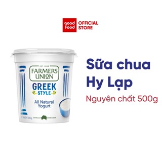 Sữa Chua Hy Lạp Greek Yogurt Farmers Union nguyên chất 500g - 1 hũ