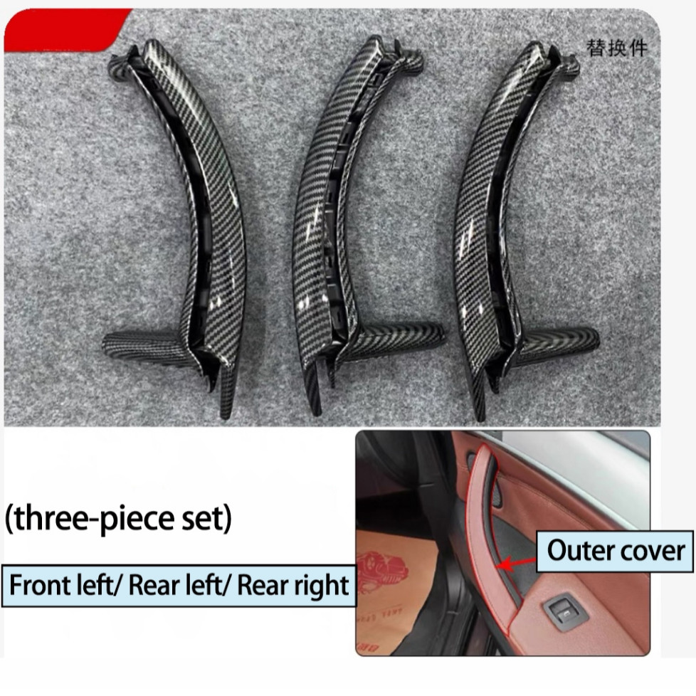 E70 E71 RHD Nâng Cấp Tay Nắm Cửa Nội Thất Có Bao Da Lắp Ráp Trọn Bộ Cho Xe BMW X5 X6 E70 E71 2007-20