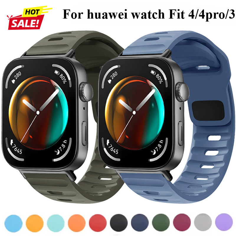 Dây đeo silicon thể thao cho Huawei Watch Fit 4 / 4 Pro / Fit 3 cho Huawei Watch Fit 4 / Fit 3 Fit 4