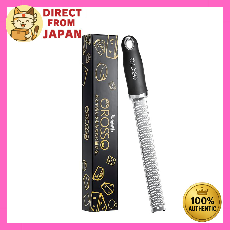 "OROSSO Professional Grater - Versatile Cheese & Ginger Grater (Black & White Options)"