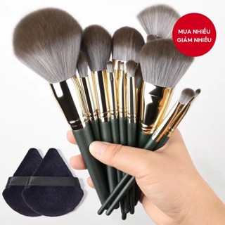 Bộ cọ trang điểm chuyên nghiệp 14 món - Dành cho cọ nền, phấn mắt, trang điểm và phấn má hồng