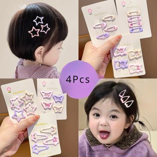 Set 4 kẹp tóc mái cho bé gái mini dễ thương  Cặp tóc mái phụ kiện tóc cho nàng[ MÃ Z2 ]