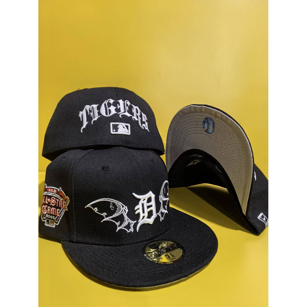 Mũ thêu DETROIT TIGERS.59FIFTY mới, mũ kín nam nữ, mũ thêu mặt trời