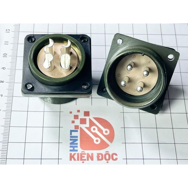 [1 Chiếc] Đế giắc cắm đầu Servo 4 chân 22-22P