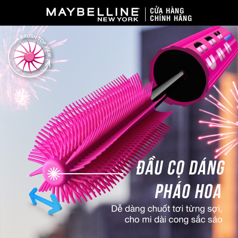 [Mới] Mascara Firework Chuốt Mi Cong Dài và Tỏa Mi 360 Độ Lash Sensational Maybelline New York Waterproof 8.75ml | BigBuy360 - bigbuy360.vn