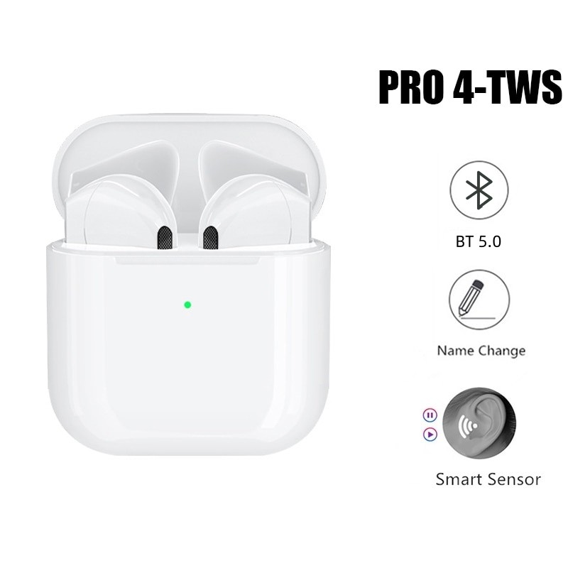 Tai nghe Bluetooth không dây Pro4 in Ear, đảm bảo giọng nói con người chất lượng cao và cuộc gọi thoại rõ ràng, tương thích với nhiều điện thoại di động